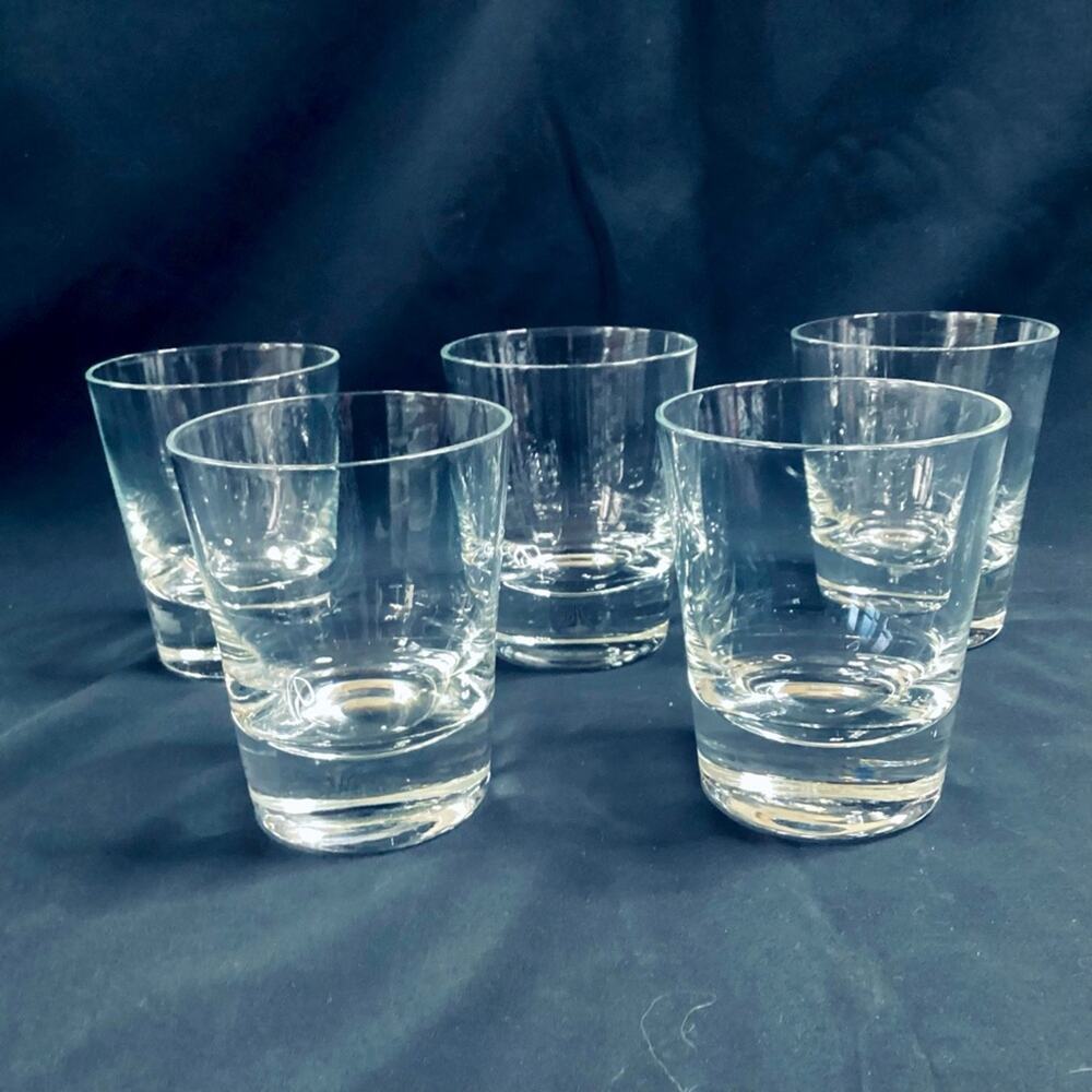 Short Clear Glass Tumblers
